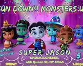Super Monsters Invitation | Editable Canva Birthday Template | Drac, Katya, Lobo | Custom Digital Download| Super Monsters Party Invites