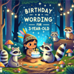 Birthday Invitation Wording for 3-Year-Old