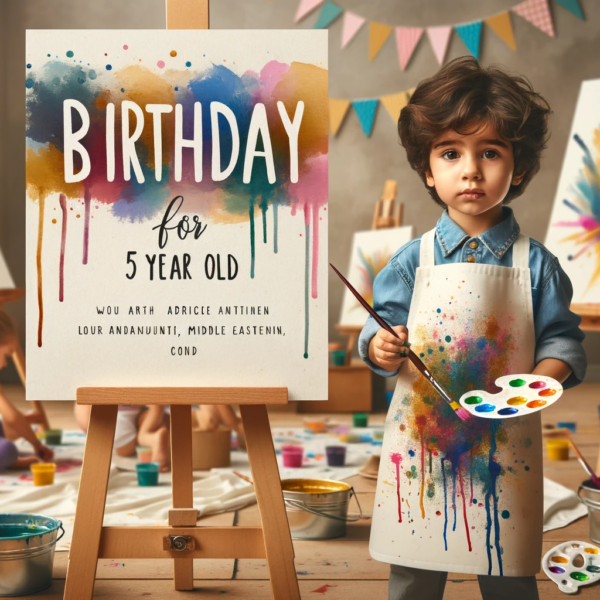 Birthday Invitation Wording for 5 Year Old