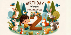 Birthday Invitation Wording for 2-year-old