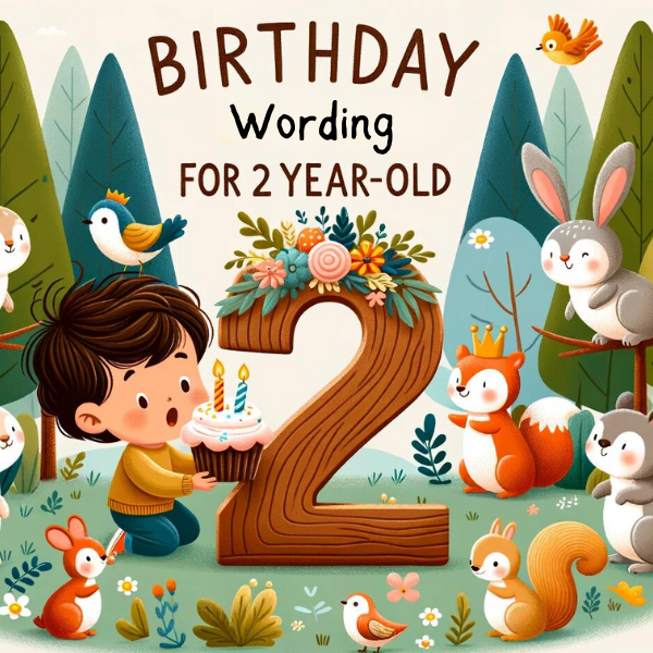 Birthday Invitation Wording for 2-year-old