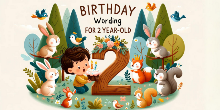 Birthday Invitation Wording for 2-year-old