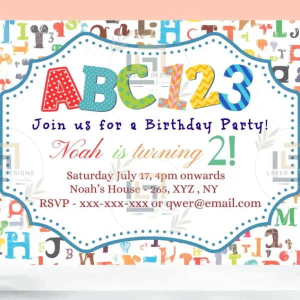 ABC Birthday Party