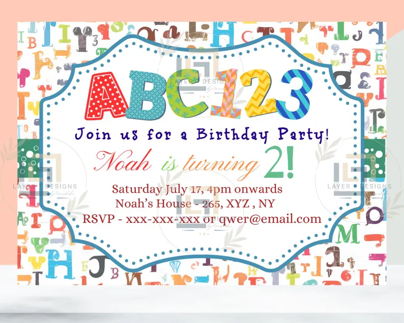 ABC Birthday Party