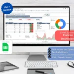 Small Business Finance Tracker Google Sheet from layer7 Designs